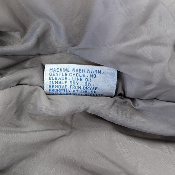 Vintage Women's Grey Tiger All over Print Winter Coat Size Large Y2K - Picture 14 of 14